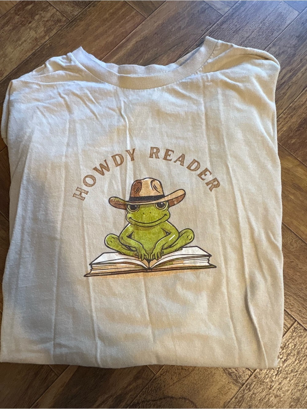 Howdy Reader Frog Tshirt Teacher Librarian